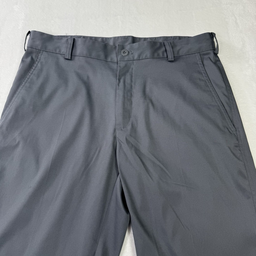 Nike Golf‎ Dri-FIT Pants Men's 32x32 M Gray Flat Front Lightweight Performance
